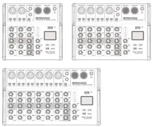 PRONOMIC B-403 Mini Mixer with Bluetooth and USB Recording - 1