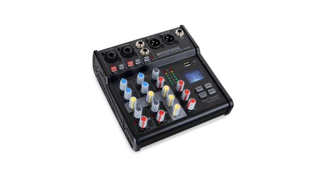 Pronomic B-403 Mini Mixer With Bluetooth And Usb Recording User Manual