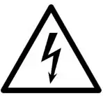 URC HDA-4100 Multi-Zone Amplifier Owner's Manual - Warning Risk of Electric Shock icon