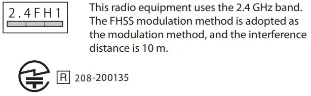 maxell MXH-BTW300 Bluetooth Wireless Earphone User Manual - This radio equipment uses the 2.4 GHz band