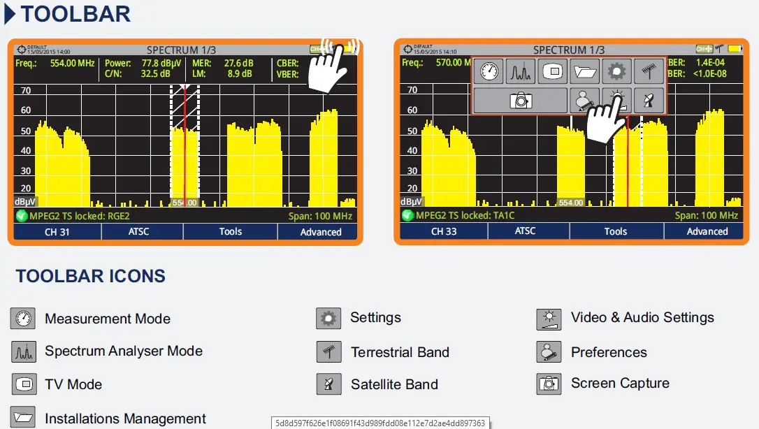 PROMAX RANGERNeo + ATSC Advanced Multifunction Field Strength Meter and Spectrum Analyzer FIG 38