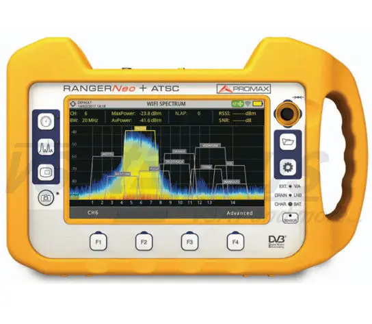 PROMAX RANGERNeo + ATSC Advanced Multifunction Field Strength Meter and Spectrum Analyzer