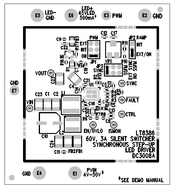 ANALOG DEVICES LT8386 60V, 3A Silent Switcher Synchronous Step-Up LED Driver FIG 11