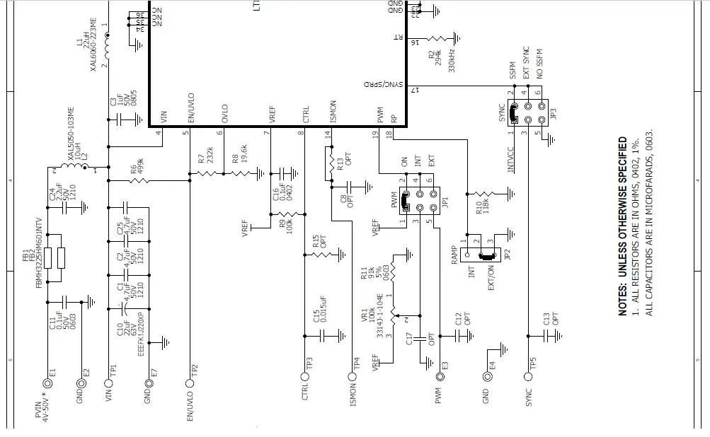 ANALOG DEVICES LT8386 60V, 3A Silent Switcher Synchronous Step-Up LED Driver FIG 13