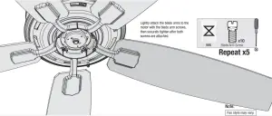 Hunter 51343 Postman Low Profile with LED Light - figure 14