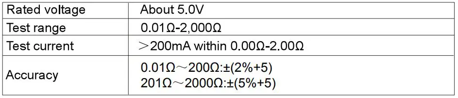 UNI-T UT526 Multifunction Electrical Meter - Low-Resistance Continuity(UT526)
