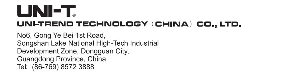 UNI-T UT526 Multifunction Electrical Meter - information