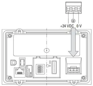 EATON XV 102 HMI Touch Panel - Power supply 1