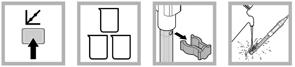 HACH PHC725 Laboratory Low Ionic Strength Media RedRod Refillable Glass pH Electrode - Calibration procedure