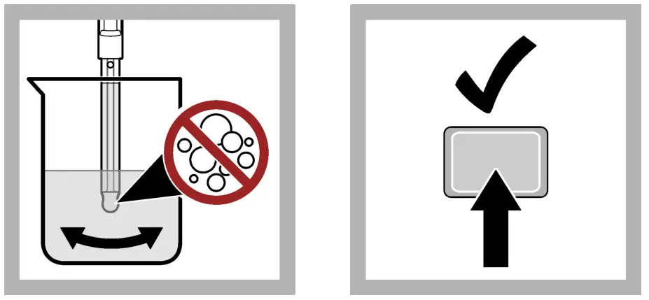 HACH PHC725 Laboratory Low Ionic Strength Media RedRod Refillable Glass pH Electrode - gently