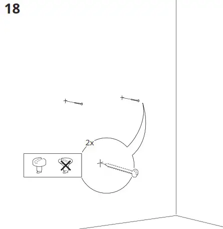 IKEA 802.758.87 KALLAX Shelf- 18