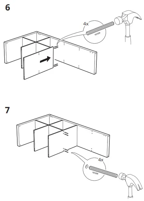 IKEA 802.758.87 KALLAX Shelf- 6