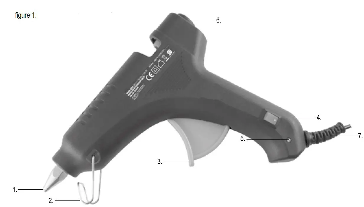 SOMOGYI ELECTRONIC SMA 008 Glue Gun Switch 100W FIG-1