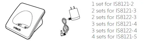 vtech IS8121 DECT 6.0 Cordless Telephone-3
