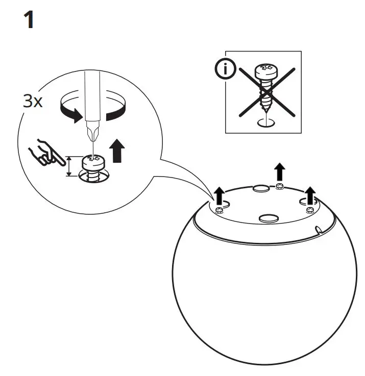 IKEA 904.408.63 ÄNGARNA LED Table Lamp Instruction Manual - Installation 1