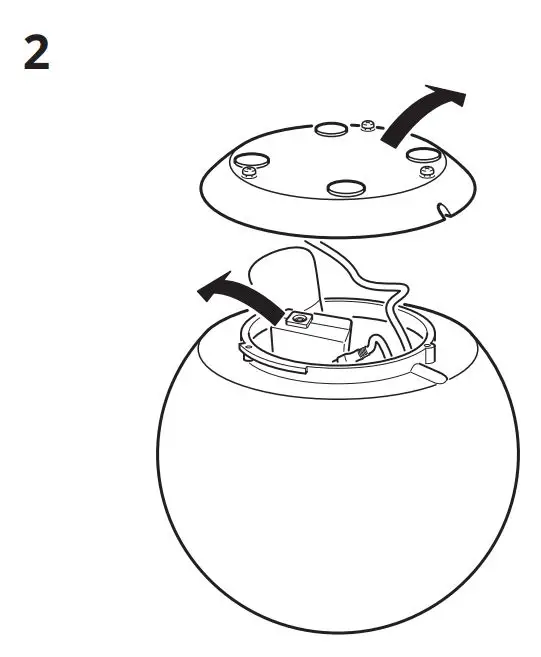 IKEA 904.408.63 ÄNGARNA LED Table Lamp Instruction Manual - Installation 2