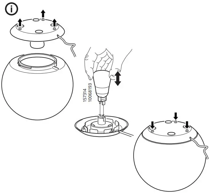 IKEA 904.408.63 ÄNGARNA LED Table Lamp Instruction Manual - Installation 5,6-1