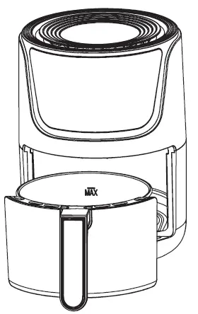 GoWISE USA GW22956 7-Quart Electric Air Fryer with Dehydrator fig 3