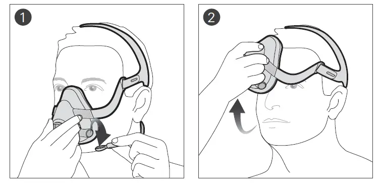 ResMed AirFit F20 NV Non-Vented Full Face Mask 4