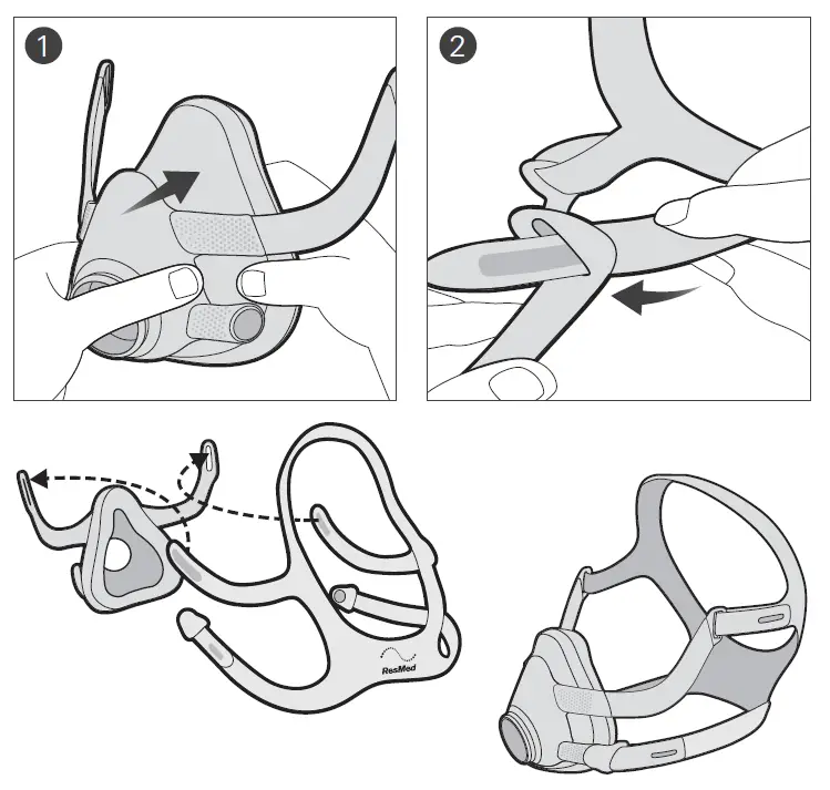 ResMed AirFit F20 NV Non-Vented Full Face Mask 6