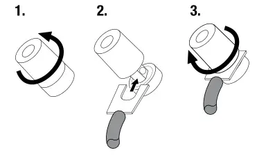 JBL Studio 580 - Using Spade Connectors
