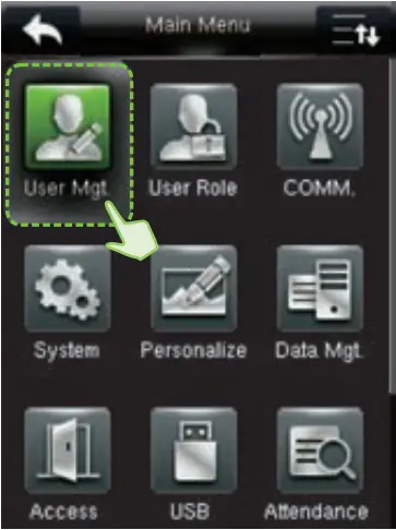 ZKTECO ProBio(QR) - Device Operation 1
