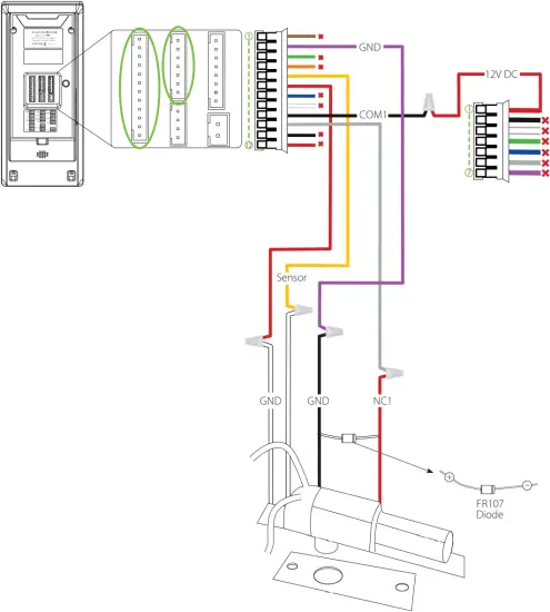 ZKTECO ProBio(QR) - Lock Relay Connection 2