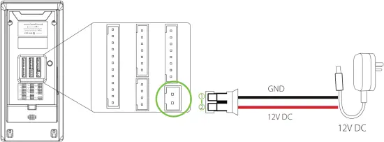 ZKTECO ProBio(QR) - Power Connection 1