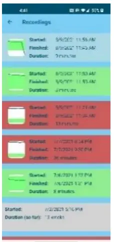 Sensified PM05 Seguro Remote Wireless Sensor - Reviewing Your Recordings