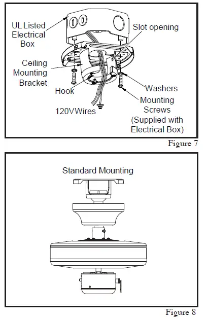 PROGRESS LIGHTING P250081 AirPro Ceiling Fan FIG 8