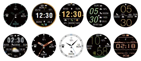 Shenzhen Changtai Electronics Z20W Smartwatch - Home Screen