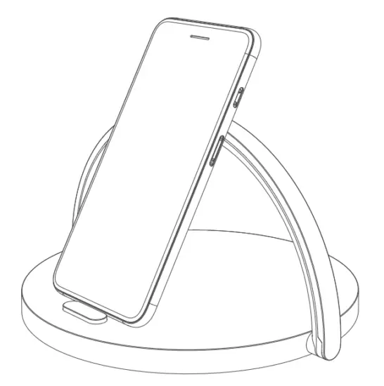 Semetor Electronics S21 LED Lamp Mobile Phone Holder Wireless Charger - INTRODUCTION