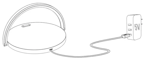 Semetor Electronics S21 LED Lamp Mobile Phone Holder Wireless Charger - charge