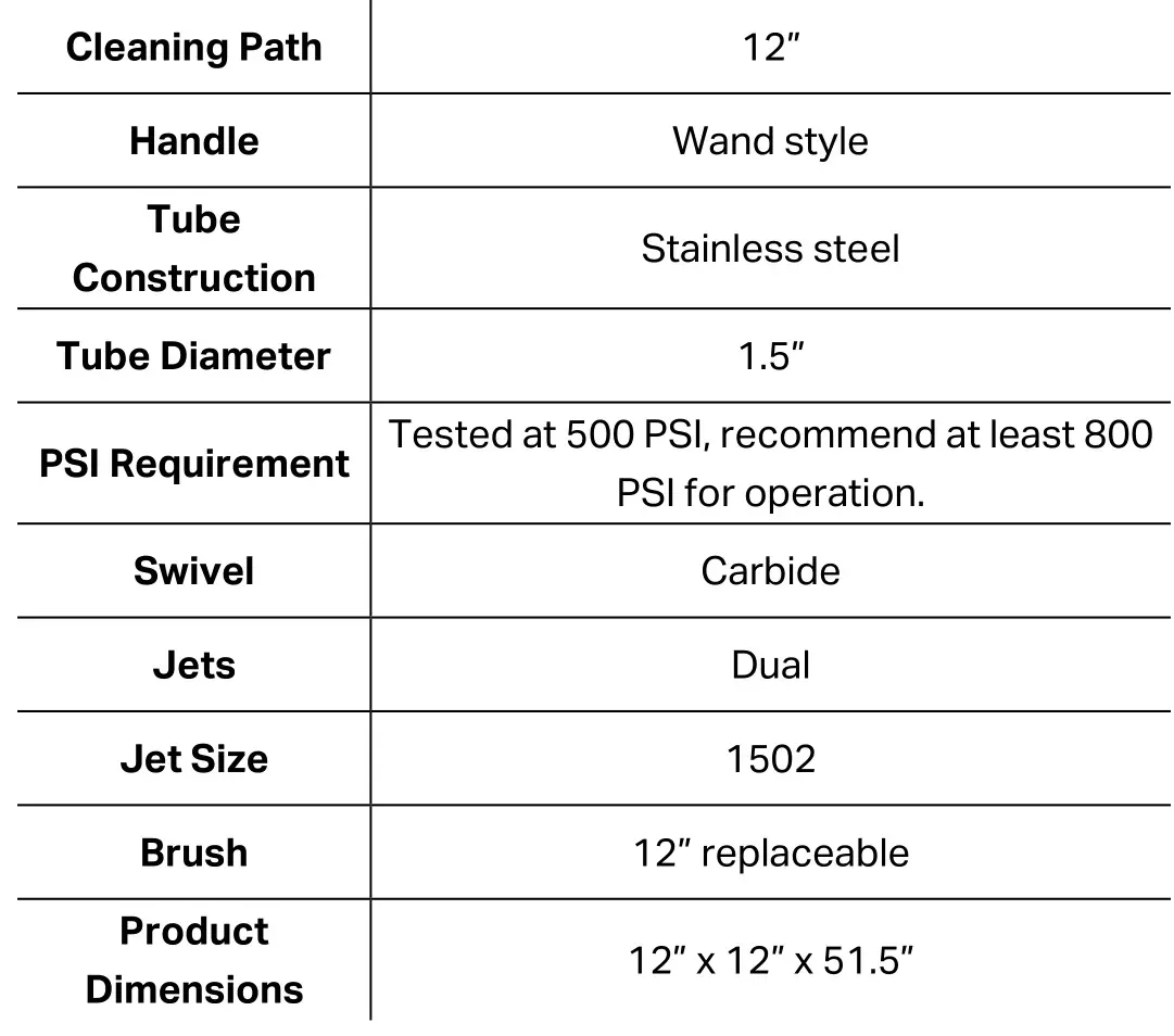 MYTEE 8903 Wand Style Spinner Tile and Grout Cleaning Tool - 8903 Wand Style Spinner