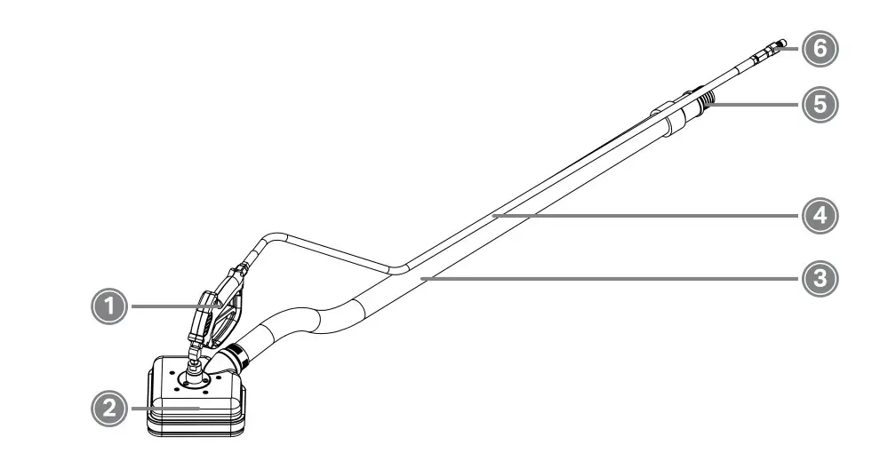 MYTEE 8903 Wand Style Spinner Tile and Grout Cleaning Tool - 8908 Counter Spinner 2