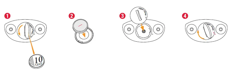 HEART RATE SENSOR BATTERY CHANGE