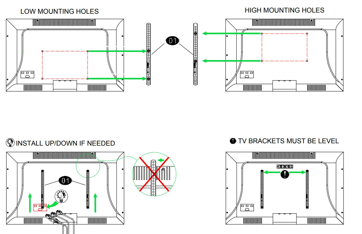 US- MOUNT-Ful- Motion -TV-Wal- Mount-for-Most-47-8-4inch -lat-Screen-LED-4K-TV-T=- Mount-Bracke- Dual-Swivel-fig-10