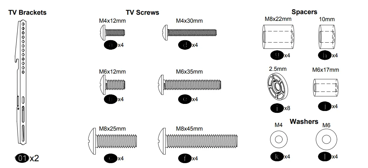 US- MOUNT-Ful- Motion -TV-Wal- Mount-for-Most-47-8-4inch -lat-Screen-LED-4K-TV-T=- Mount-Bracke- Dual-Swivel-fig-6