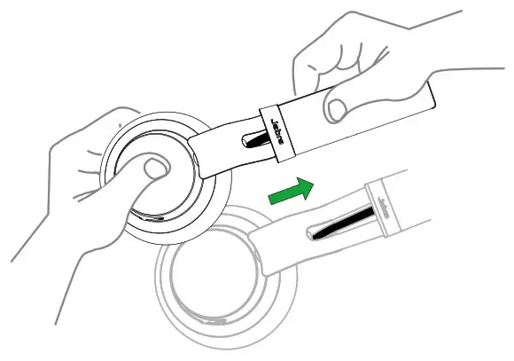 Jabra Move Wireless Headphone- HEIGHT ADJUSTMENT