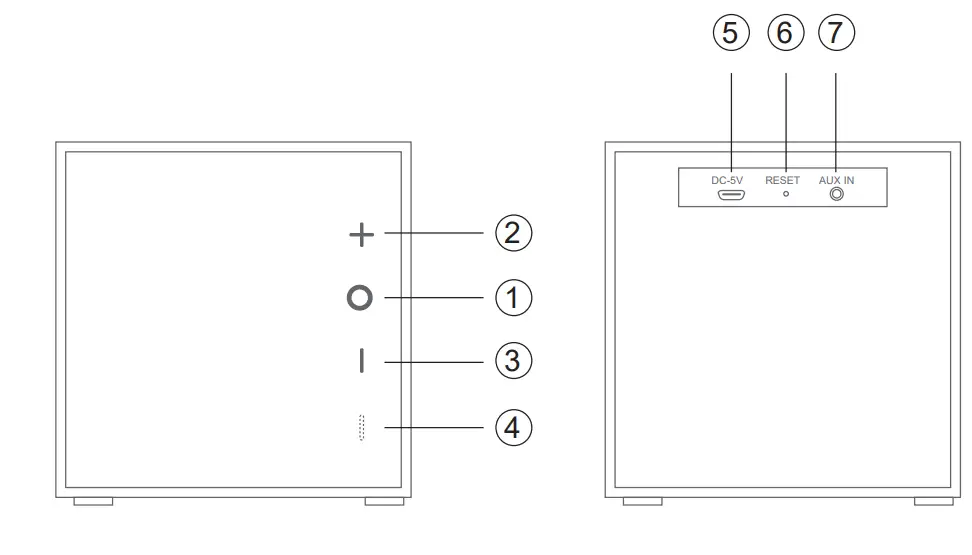 Gem Group 101520-231B Auden Bamboo Bluetooth Speaker - OVERVIEW