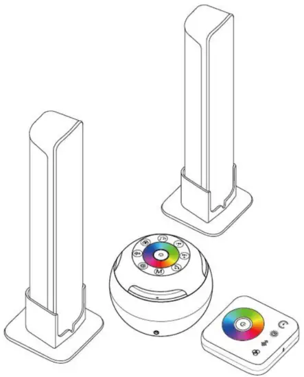 GREENLUX LGS01A Light Show Gaming Speaker