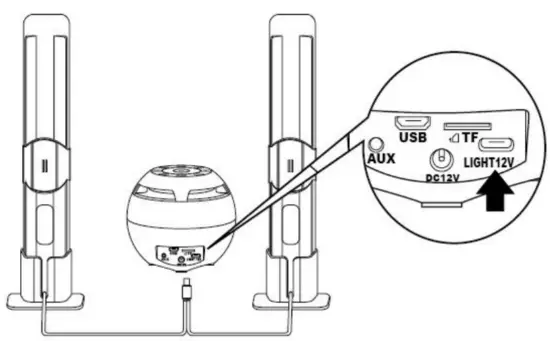 GREENLUX LGS01A Light Show Gaming Speaker - Fig 9