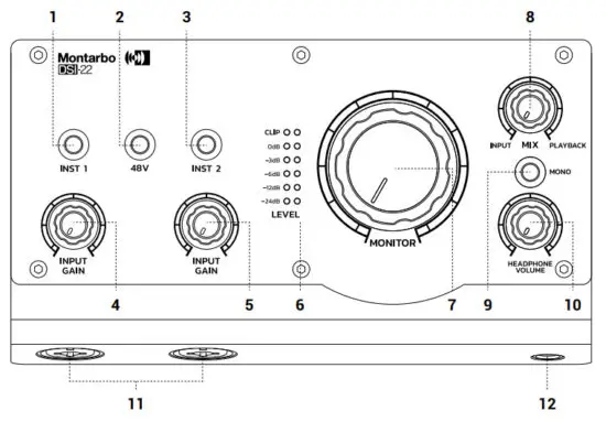 Montarbo DSI 22 USB Audio Interface - DESCRIPTION