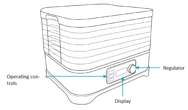 arendo 305033 Food Dehydrator FIG 1