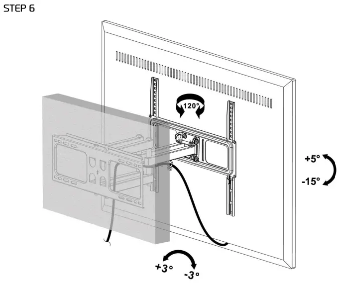 Audizio FMB60 TV Wall Mount 32” 65” - fig6