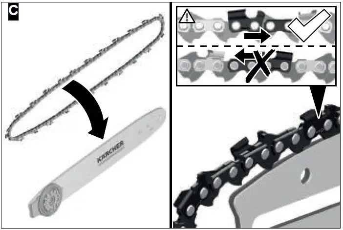 KARCHER CNS 18-30 Battery-Powered Chain Saw 03