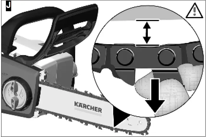 KARCHER CNS 18-30 Battery-Powered Chain Saw 10