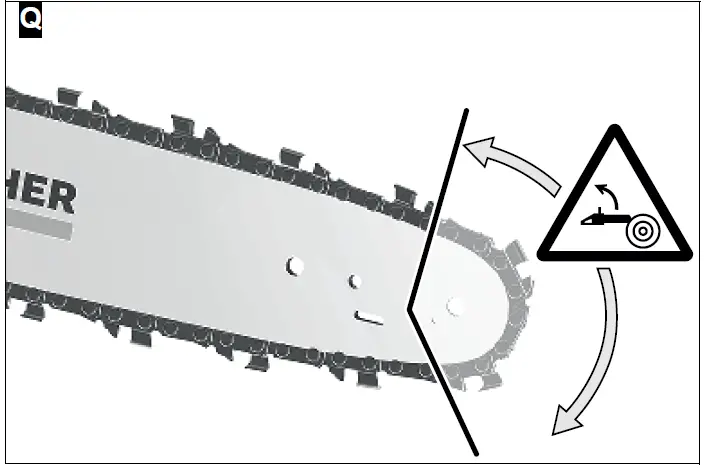 KARCHER CNS 18-30 Battery-Powered Chain Saw 17