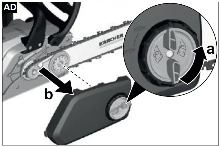 KARCHER CNS 18-30 Battery-Powered Chain Saw 30