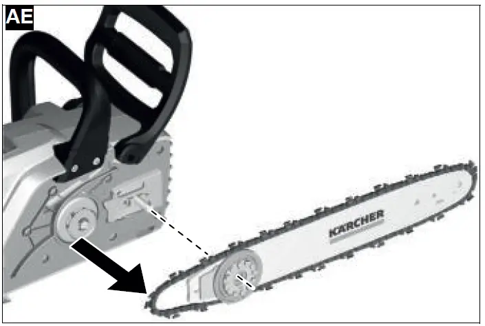 KARCHER CNS 18-30 Battery-Powered Chain Saw 31